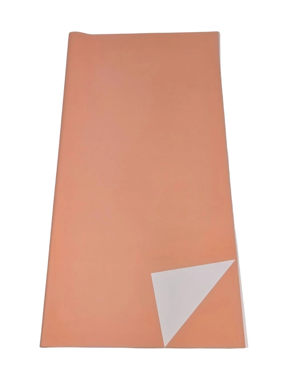 Íves fólia 57*57 cm kétszínű - Barack-fehér