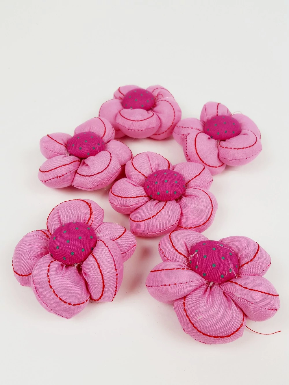 Textil virág nagy vart - Pink