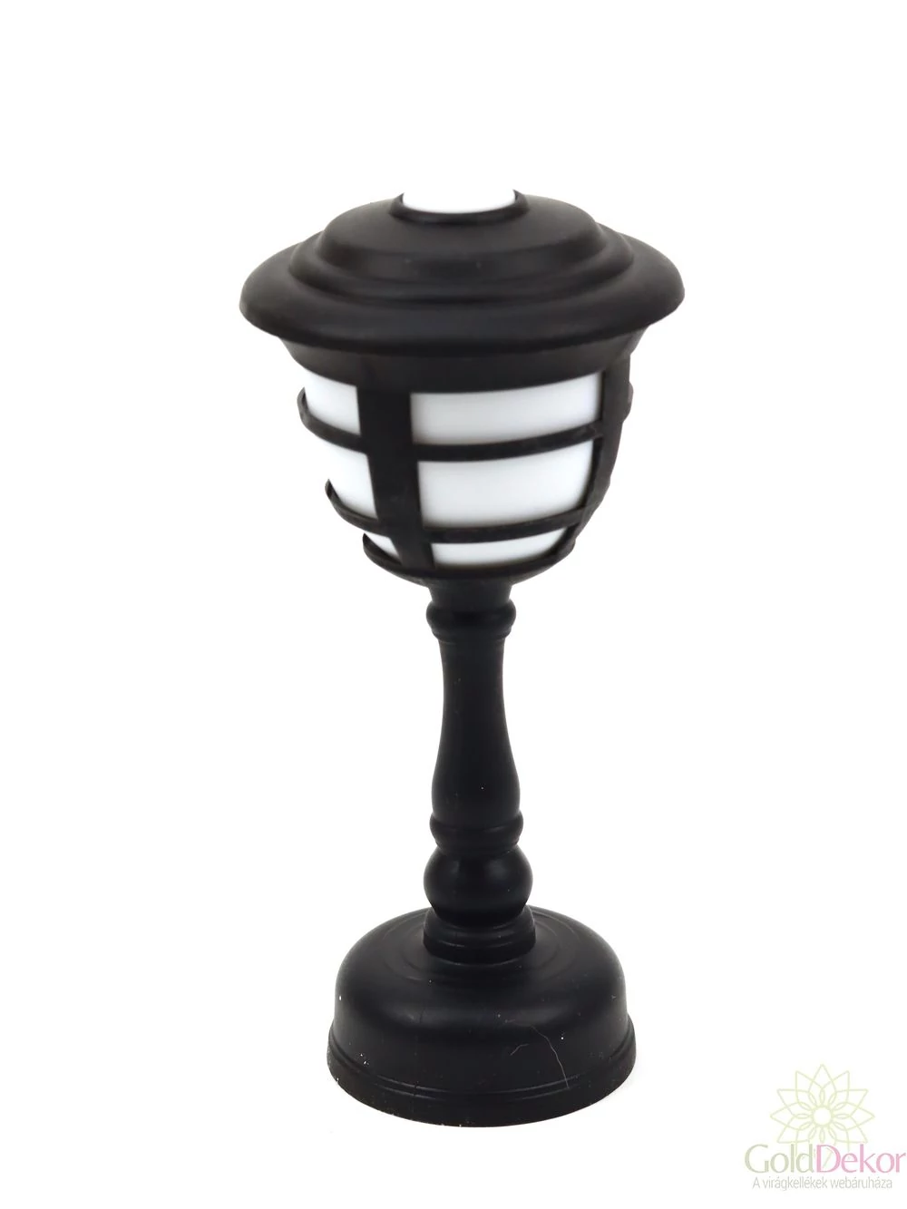 Led kandeláber kerek - Fekete