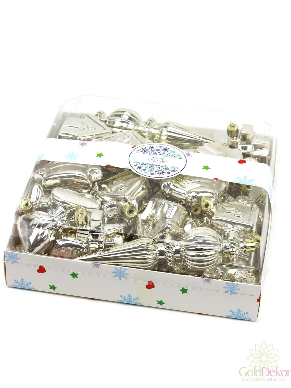 Karácsonyfa dísz szett B - Pezsgő