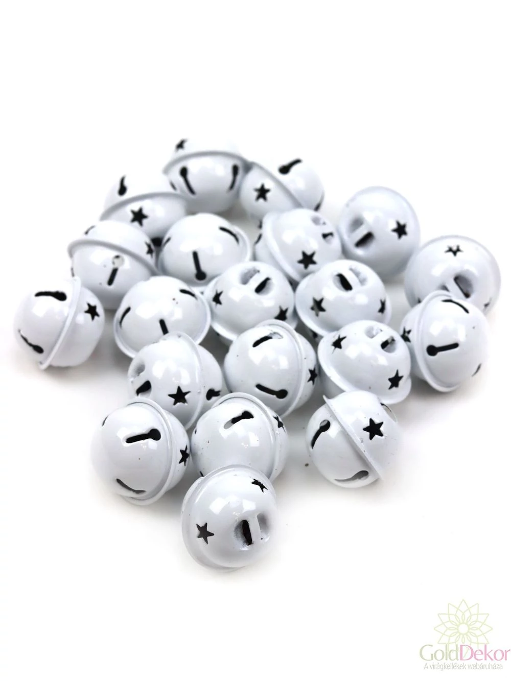 Csillagos bergő 3 cm - Fehér