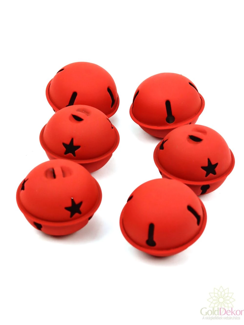 Csillagos bergő 5 cm - Piros