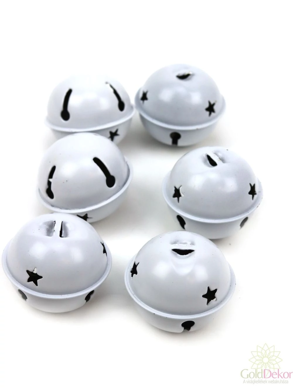 Csillagos bergő 5 cm - Fehér