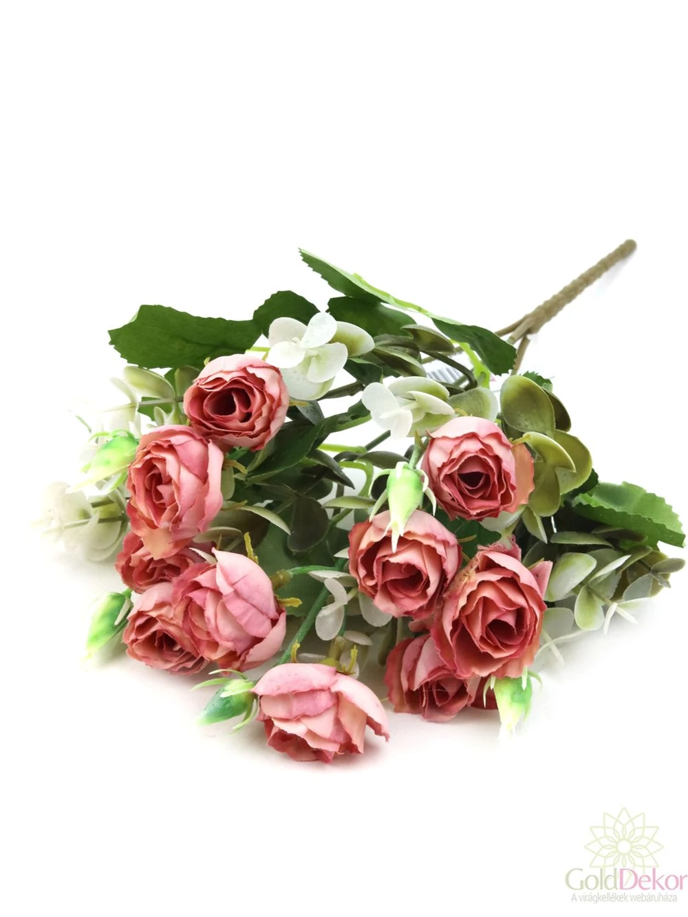 Vegyes színű kicsi csokor 121 - Fáradt rózsaszínű
