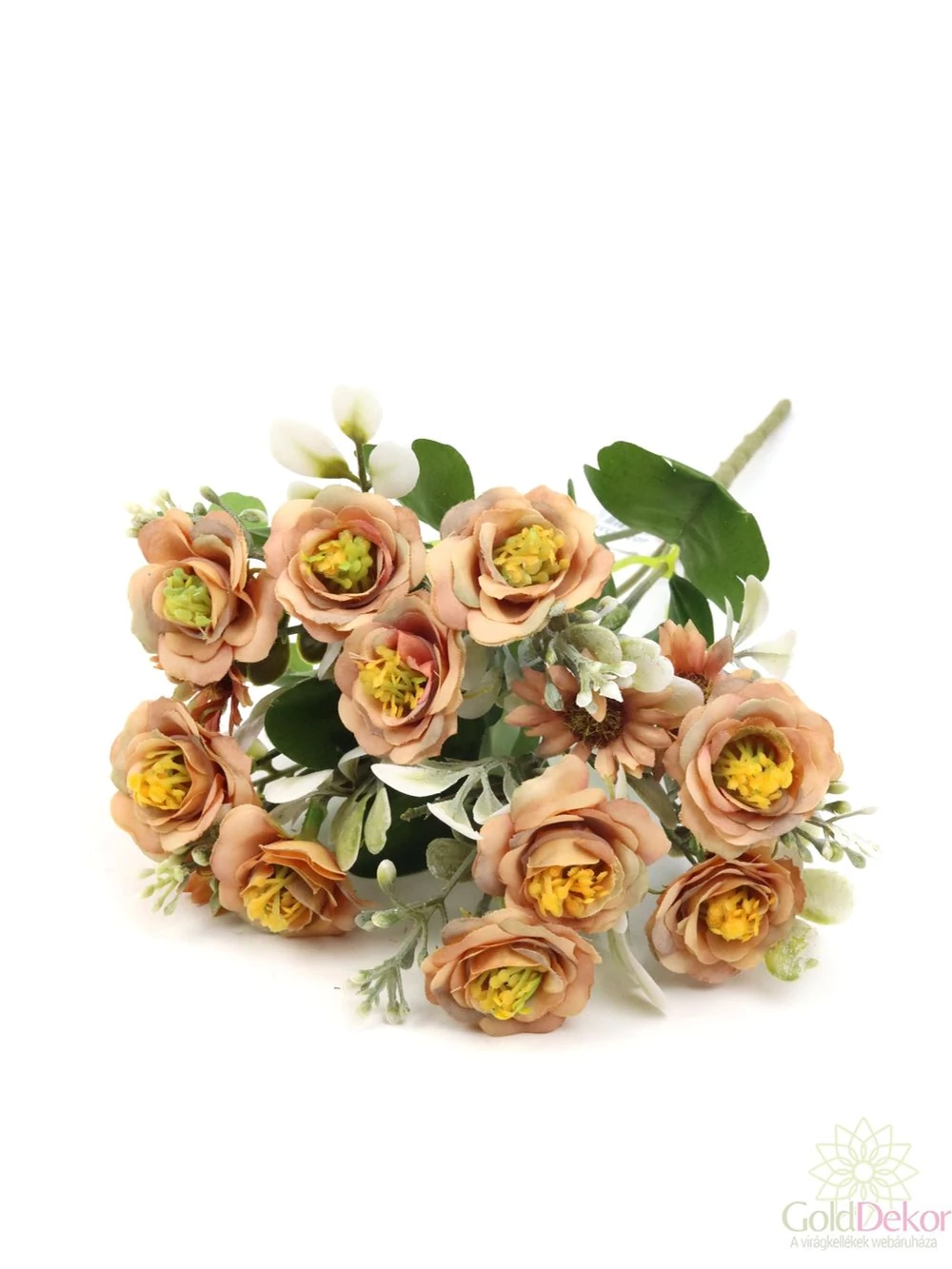 Vegyes színű kicsi csokor 122 - Antik barna