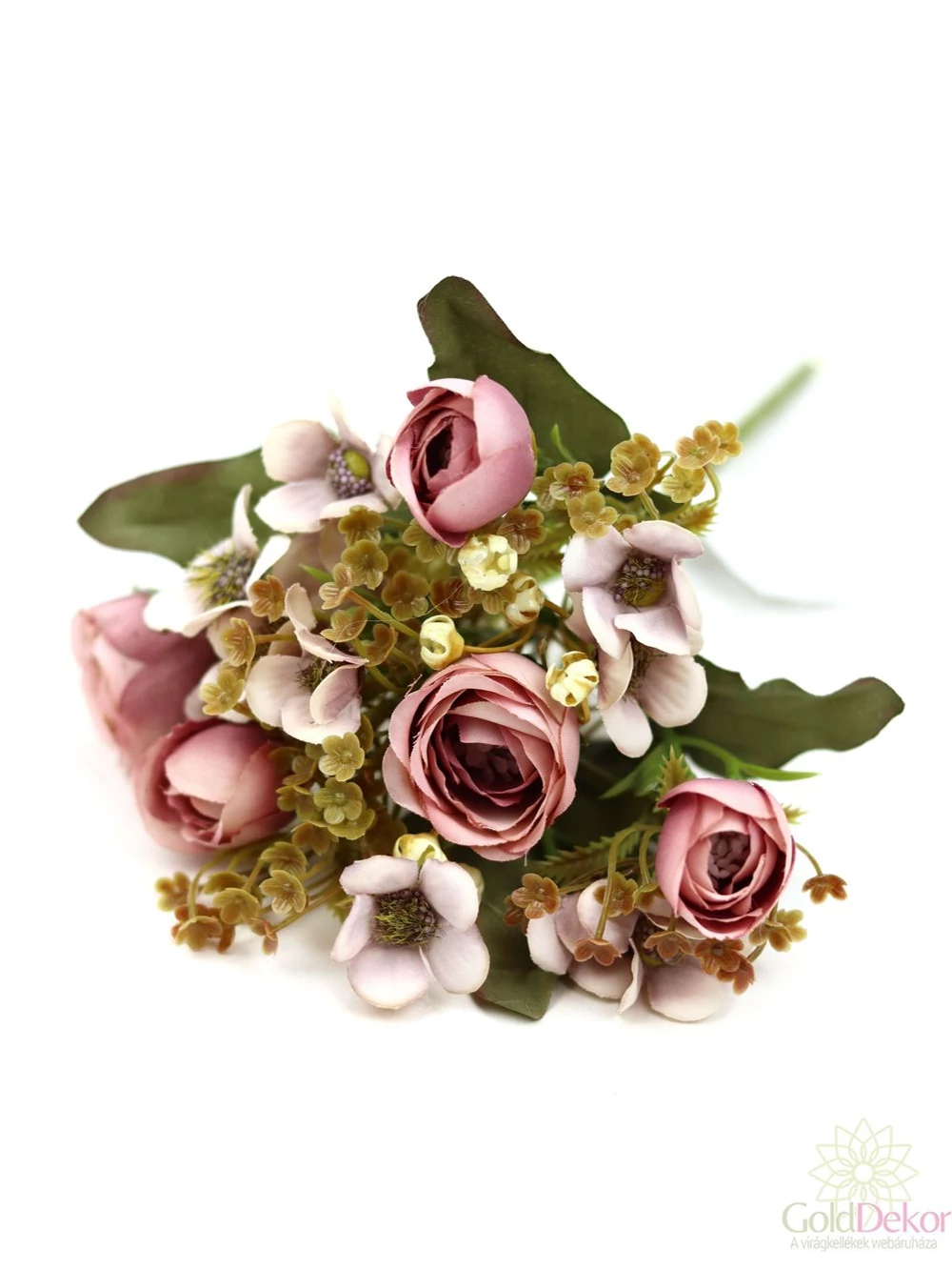 Vegyes színű kicsi csokor 124 - Mályva