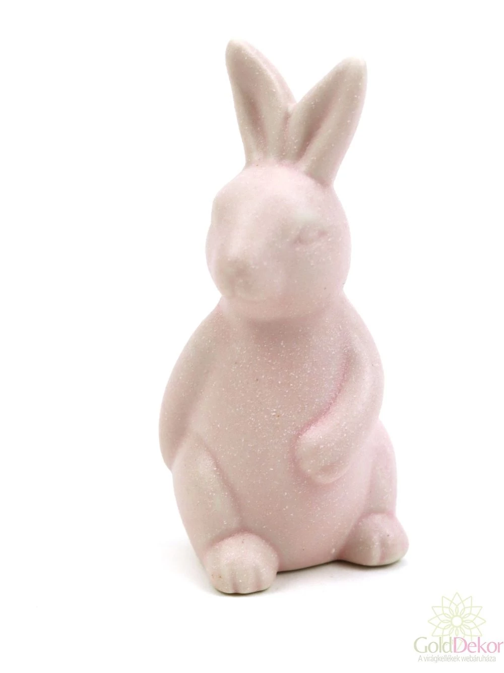 Kerámia matt nyuszi 9,5 cm - Rózsaszín Kerámia matt nyuszi 9,5 cm - Rózsaszín