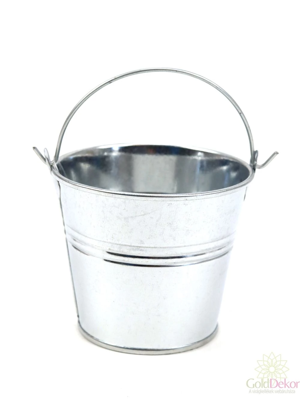 Bádog vödör natúr - 8 cm