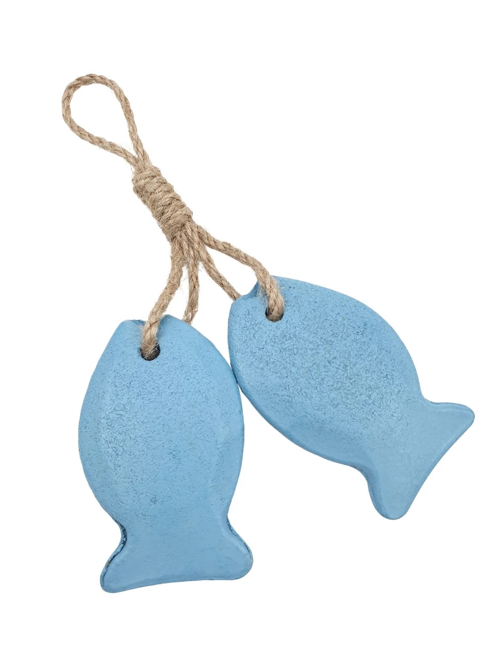 Fa dekor halacska - Világos kék Fa dekor halacska - Világos kék