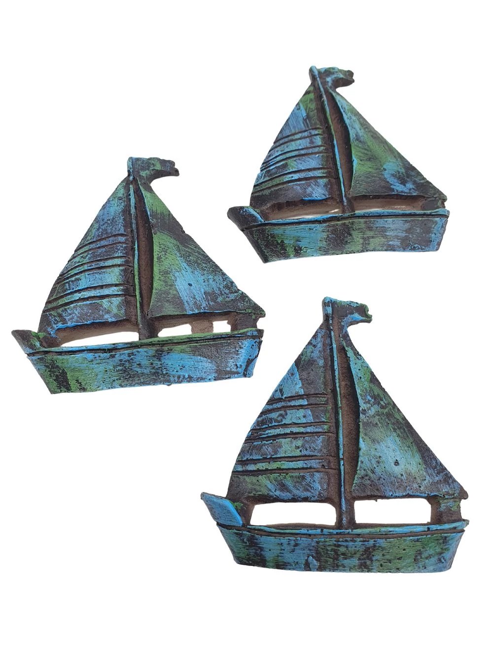 Nyári dekor - Vitorlás hajó antikolt Nyári dekor - Vitorlás hajó antikolt