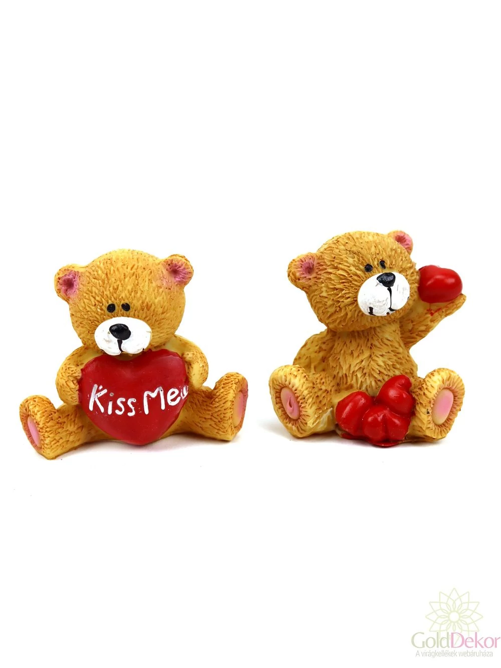 Ülő maci figura KISS ME Ülő maci figura KISS ME