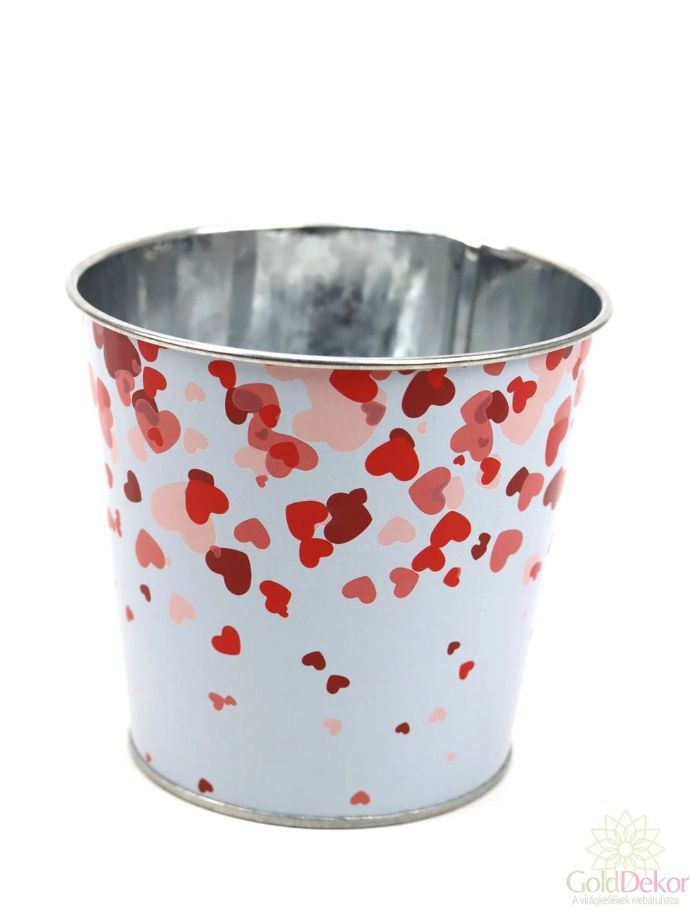 Mintás bádog kaspó 11 cm - 1