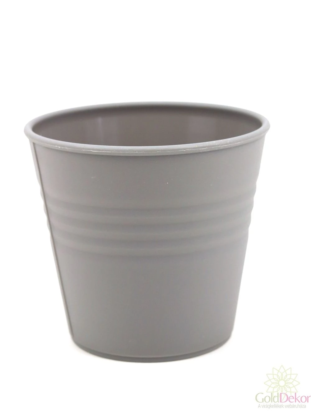 Műanyag kaspó 10 cm - Szürke