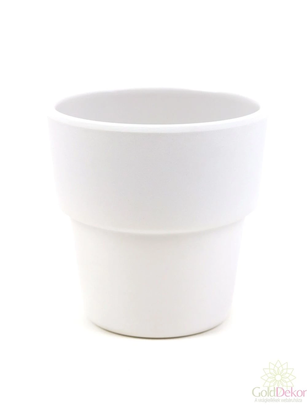 Standard műanyag kaspó - Fehér