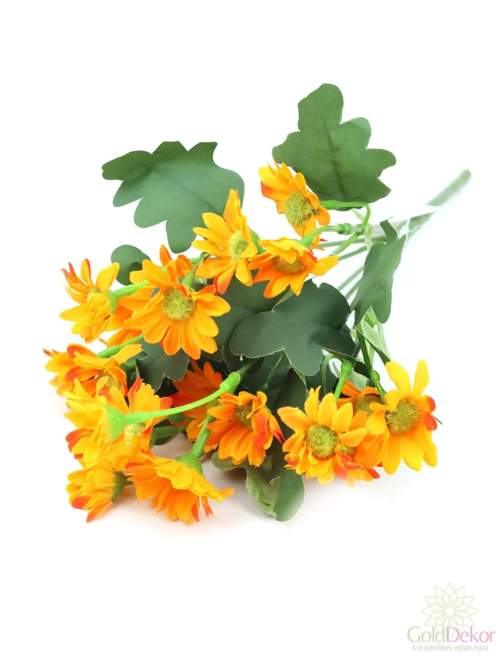 Kicsi virágú margaréta csokor - Narancs