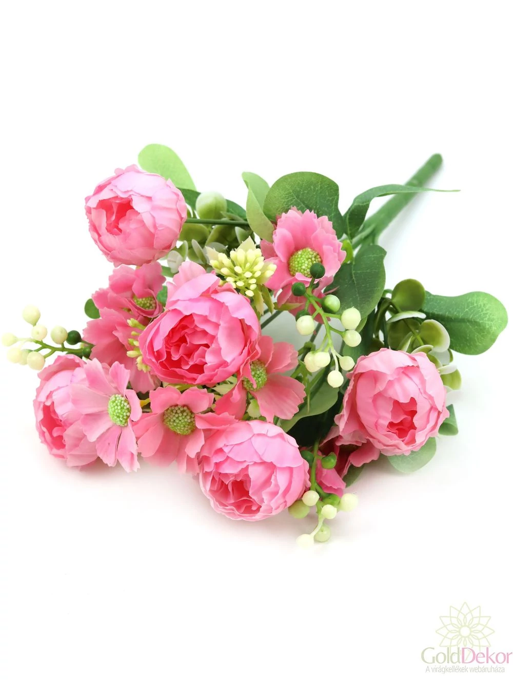 Boglárka csokor vegyes kiegészítőkkel - Rózsaszín