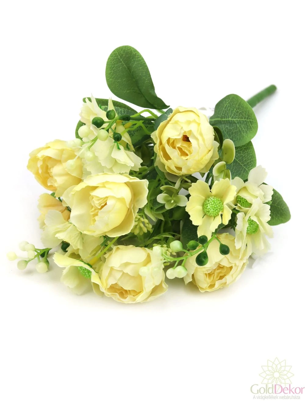 Boglárka csokor vegyes kiegészítőkkel - Krém
