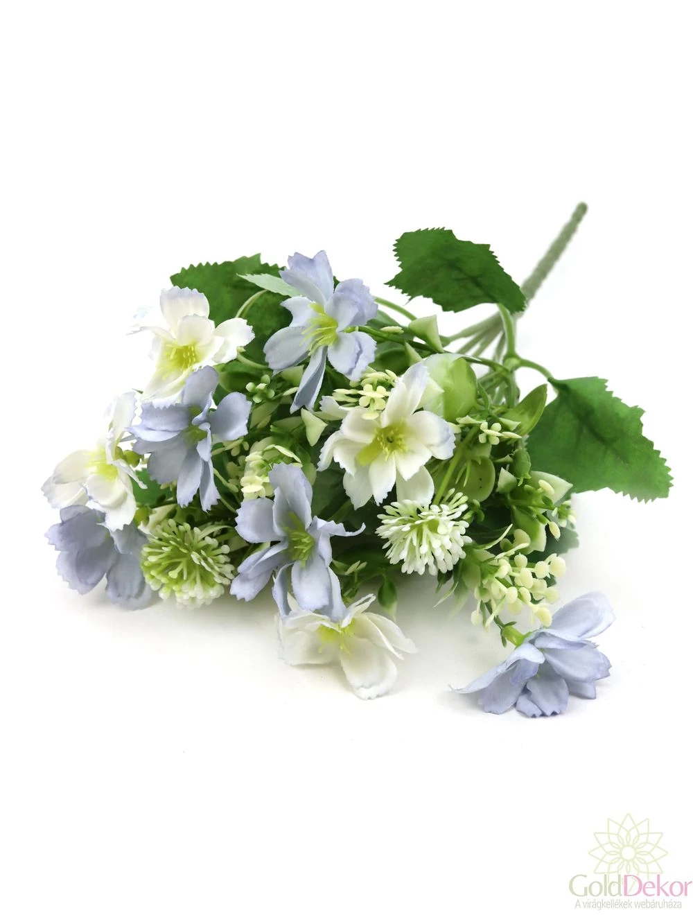 Vegyes színű kicsi csokor 143 - Halvány kék