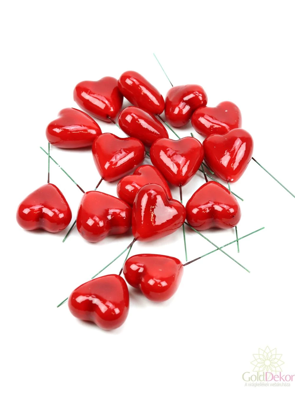 Szív pikk*16 - Piros
