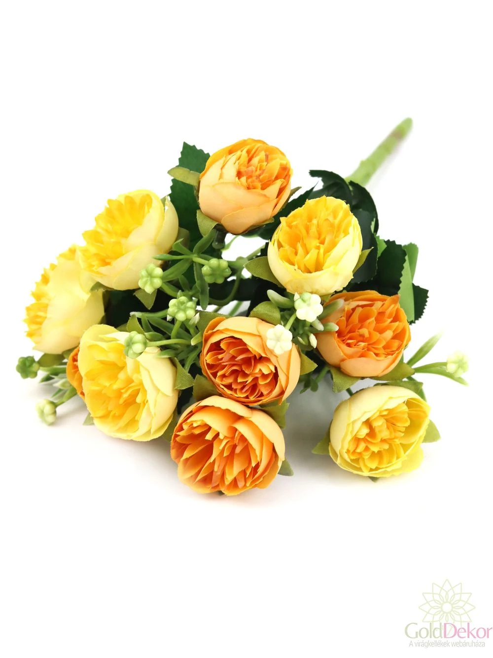 Vegyes színű kicsi csokor 155 - Narancs-sárga