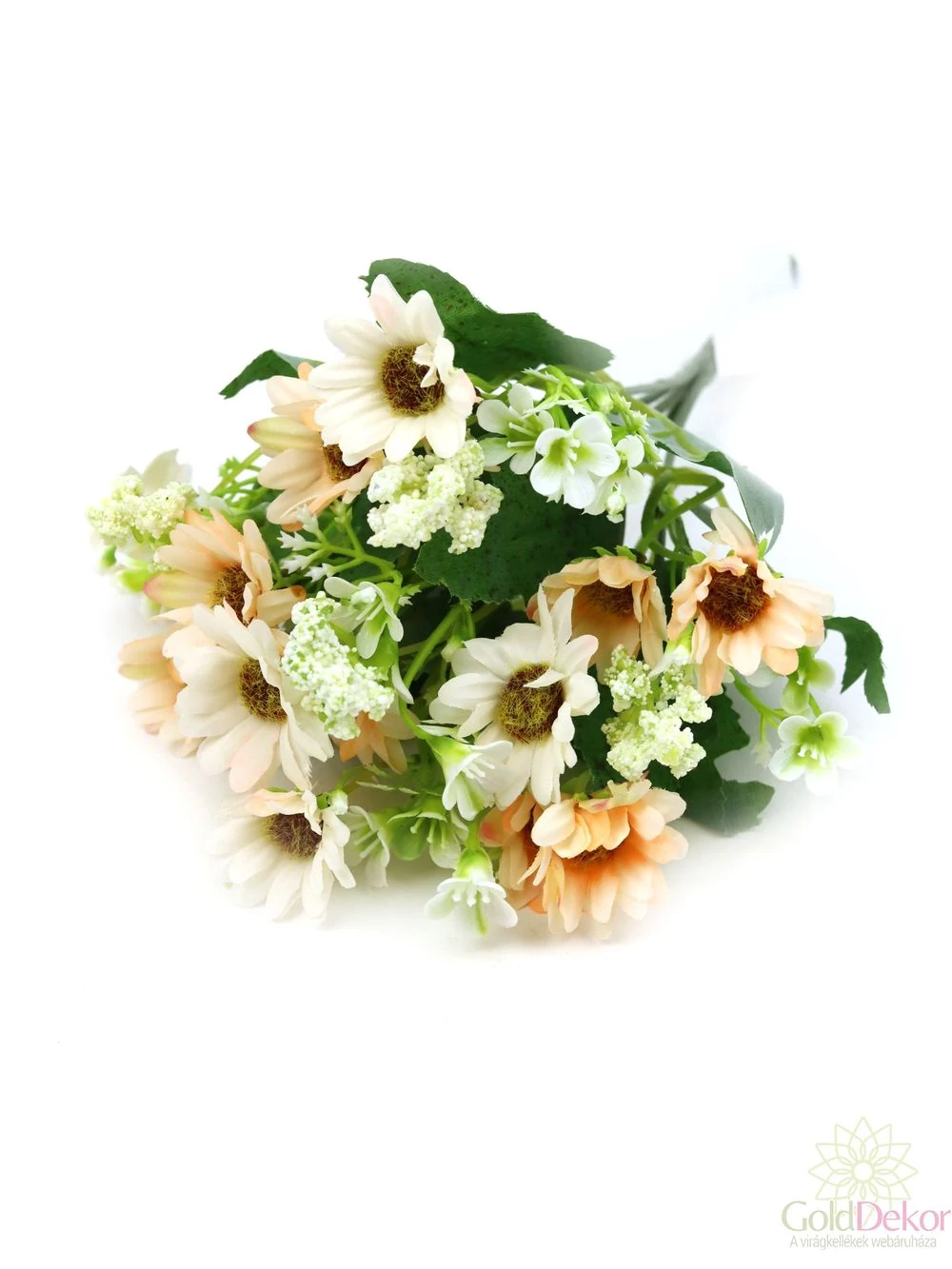 Vegyes színű margaréta csokor - Barack