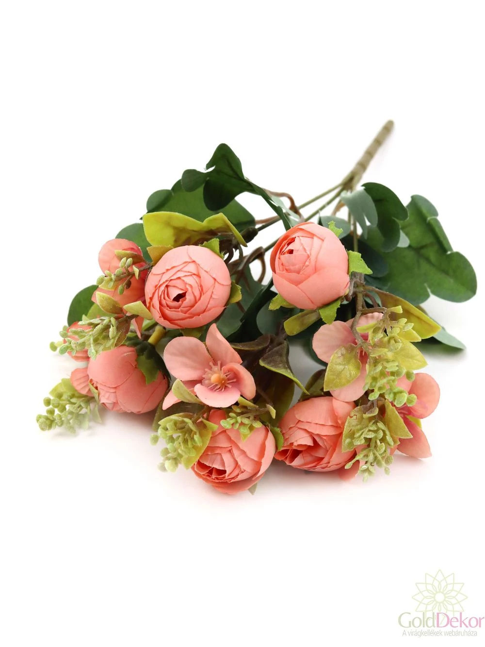 Vegyes színű kicsi csokor 148 - Korall