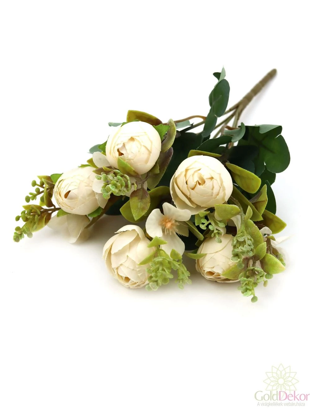 Vegyes színű kicsi csokor 148 - Tört fehér