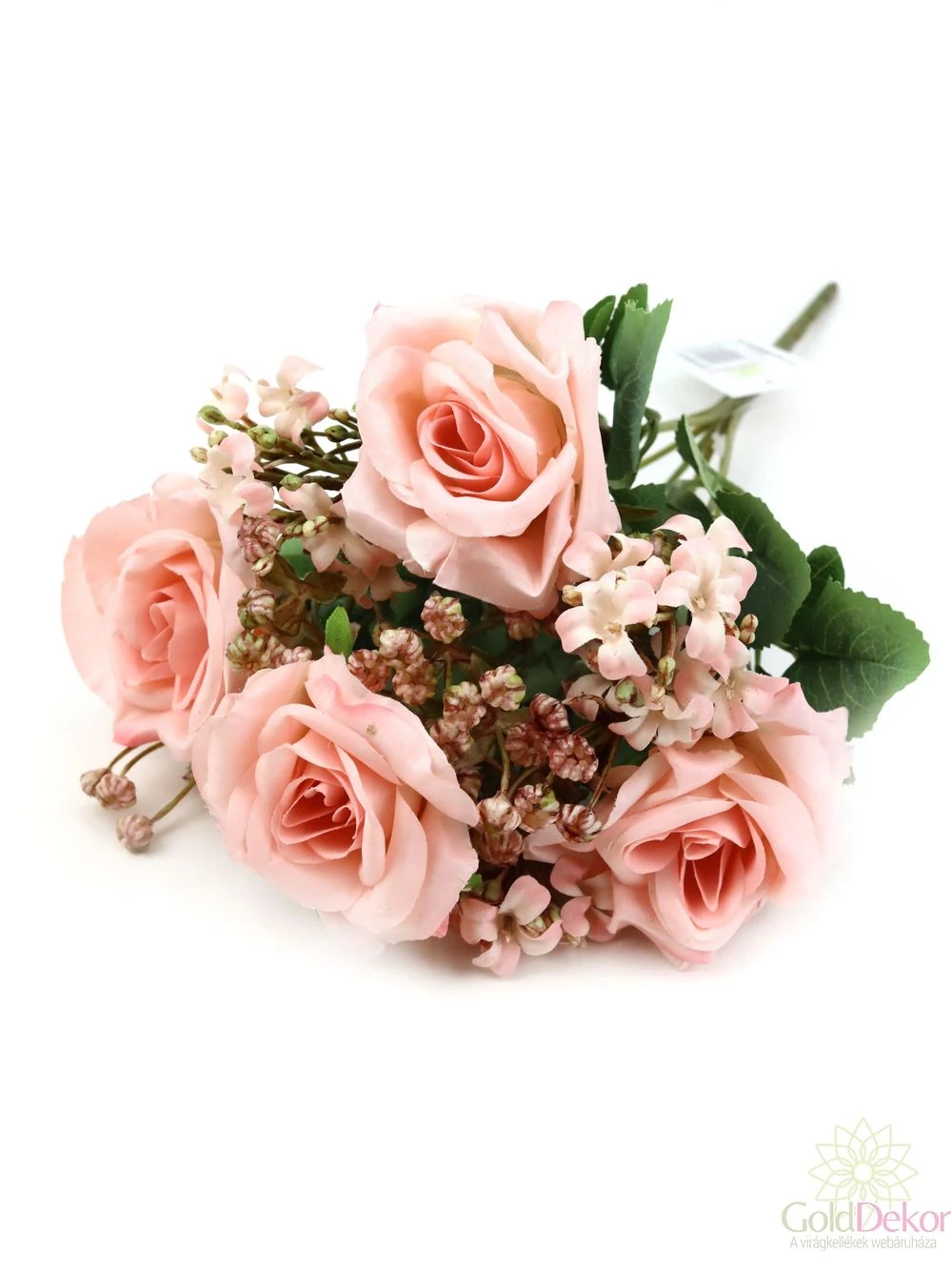 Rózsa csokor rezgővel - Barack