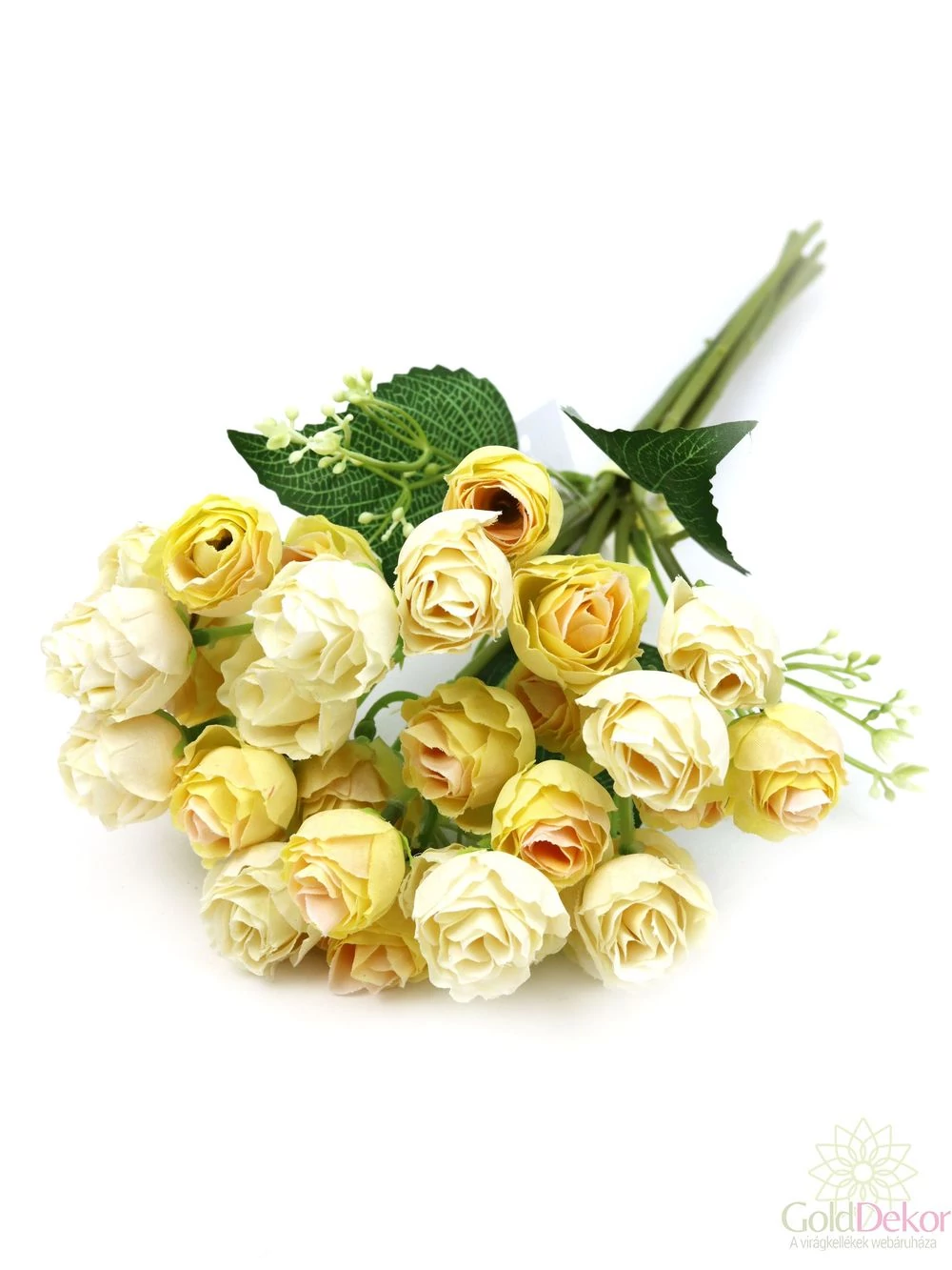 Kötegelt boglárka csokor - Krém