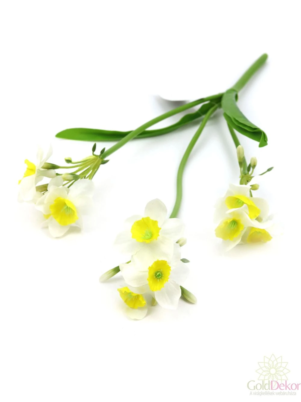 3 ágas leveles nárcisz - Fehér