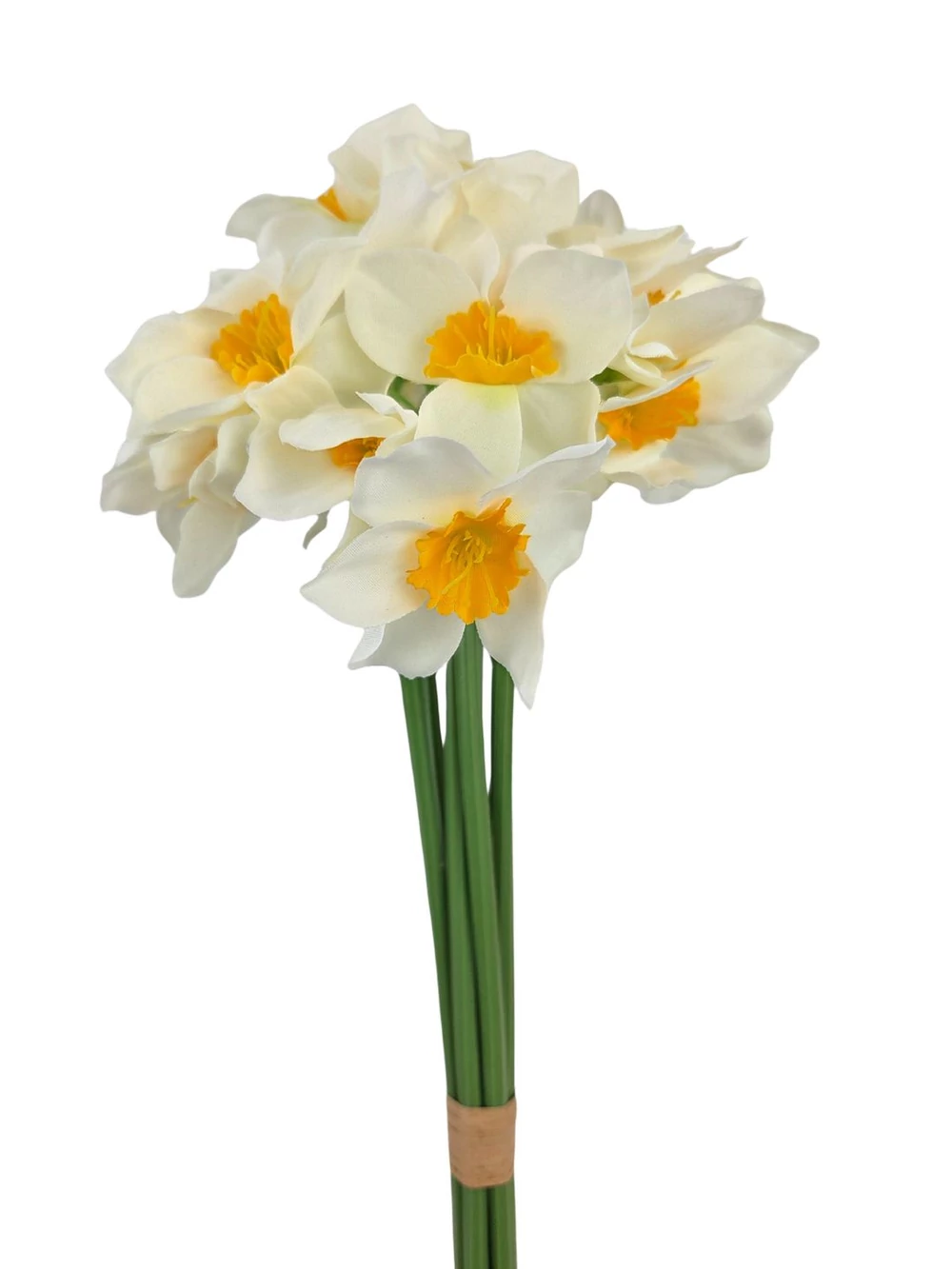 Dekor nárcisz köteg - Fehér