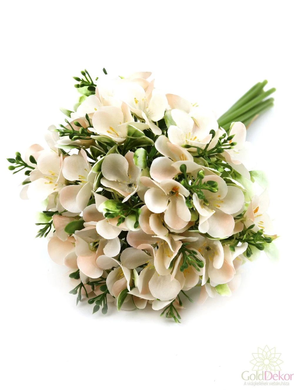 Dekor hortenzia köteg - Barack