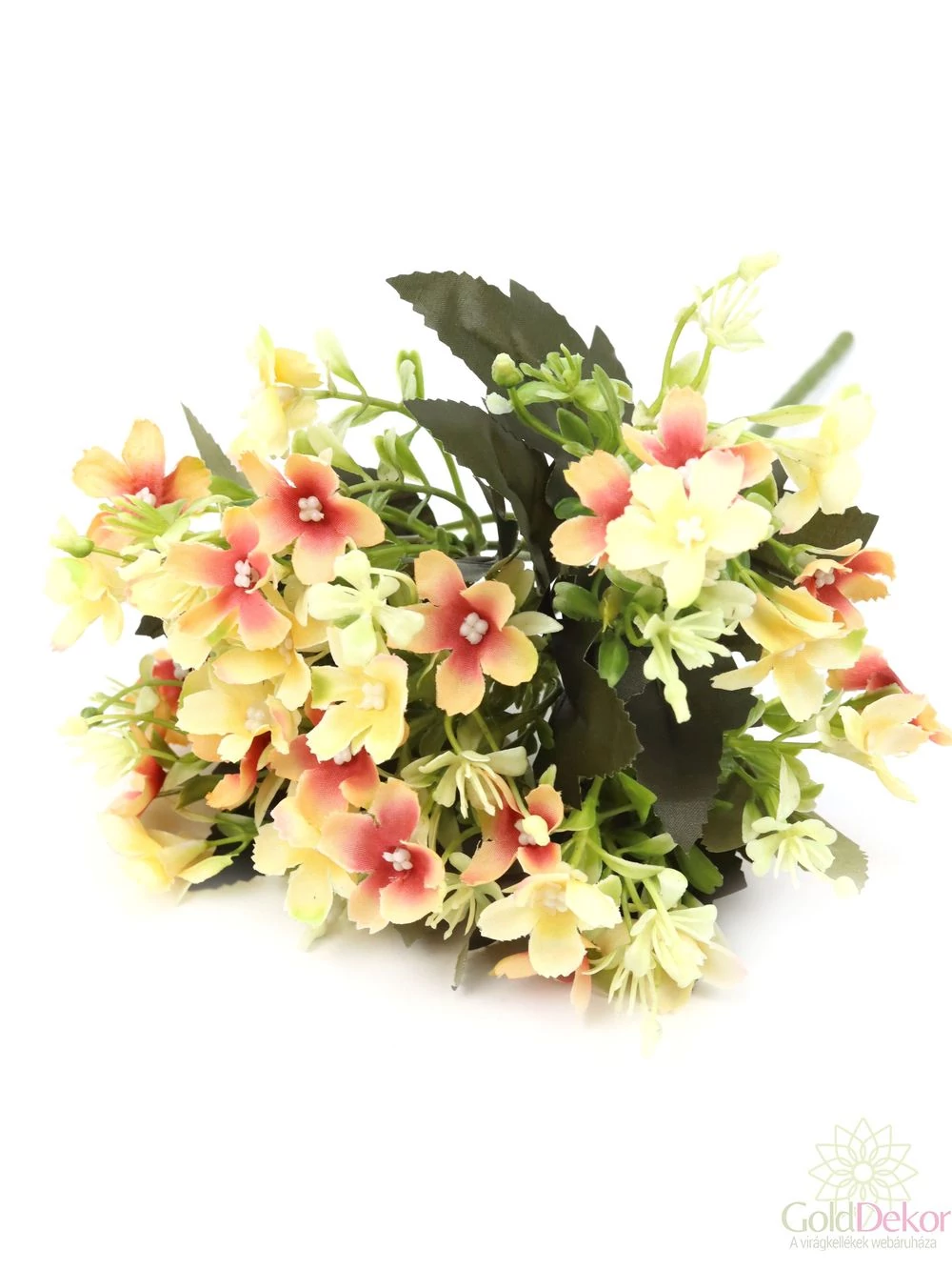 Vegyes színű kicsi csokor 158 - Cirmos barack