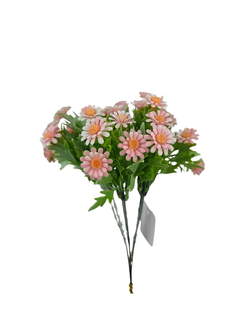 Műzöld százszorszép köteg - Rózsaszín