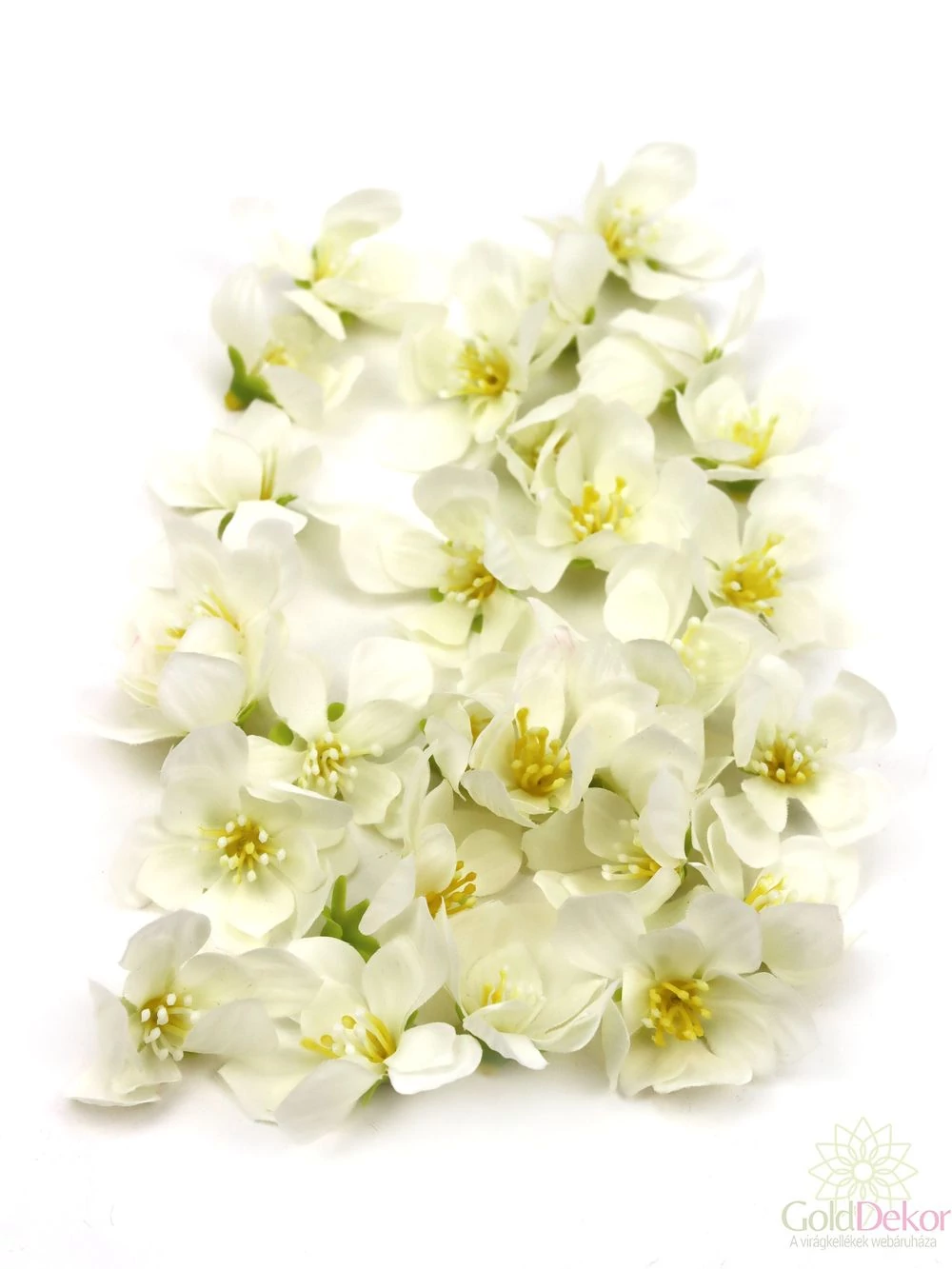 Dekor fejvirág 38 - Fehér