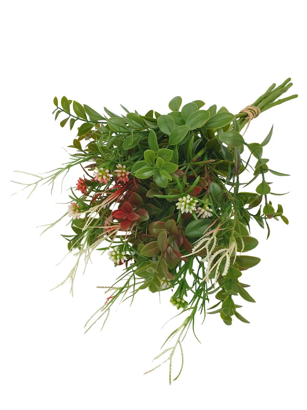 Kötegelt műzöld csokor 2 - Tarka zöld