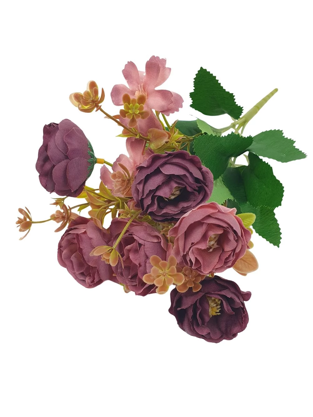 Vegyes színű kicsi csokor 162 - Mályva
