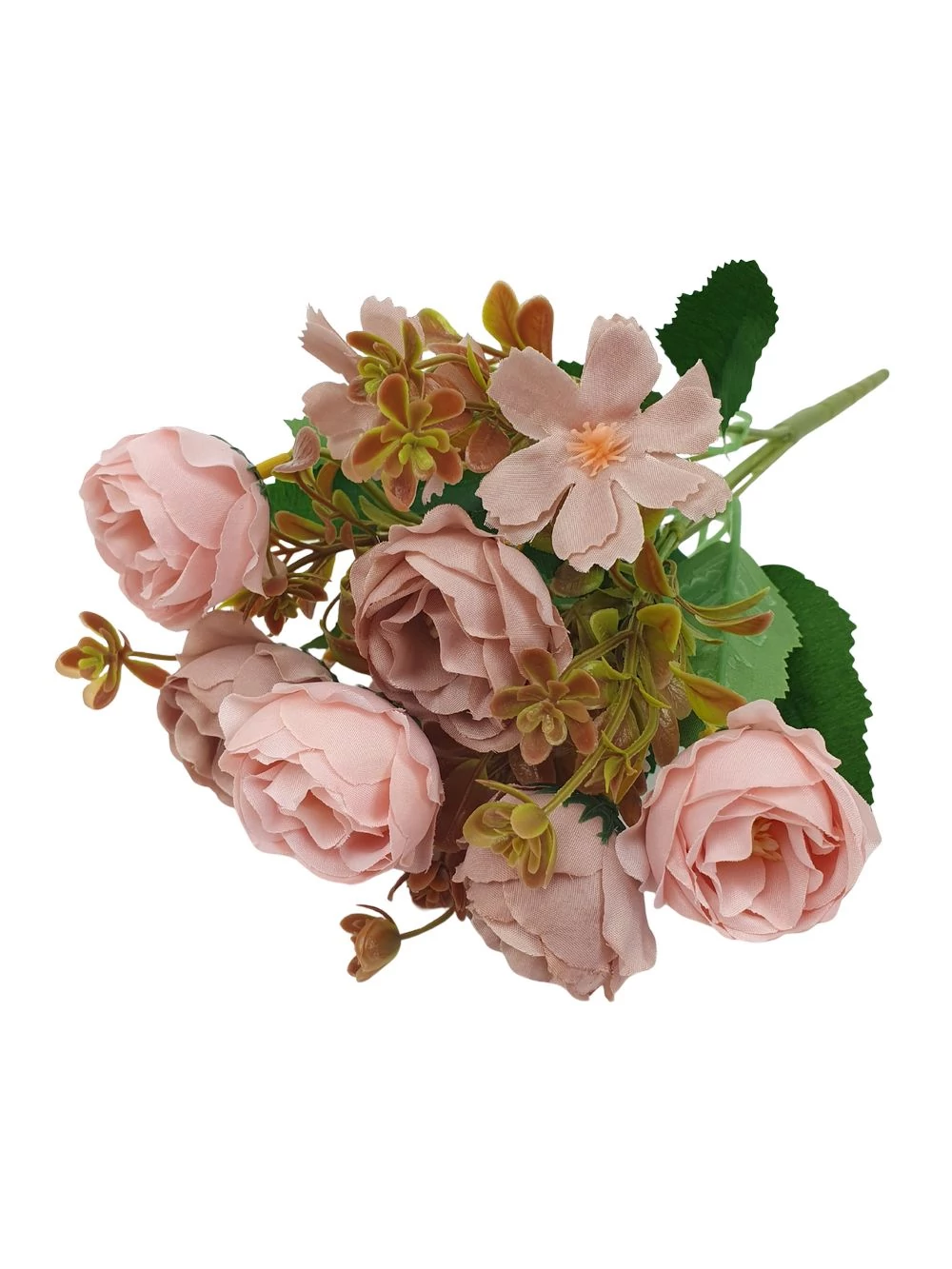 Vegyes színű kicsi csokor 162 - Fáradt rózsaszín