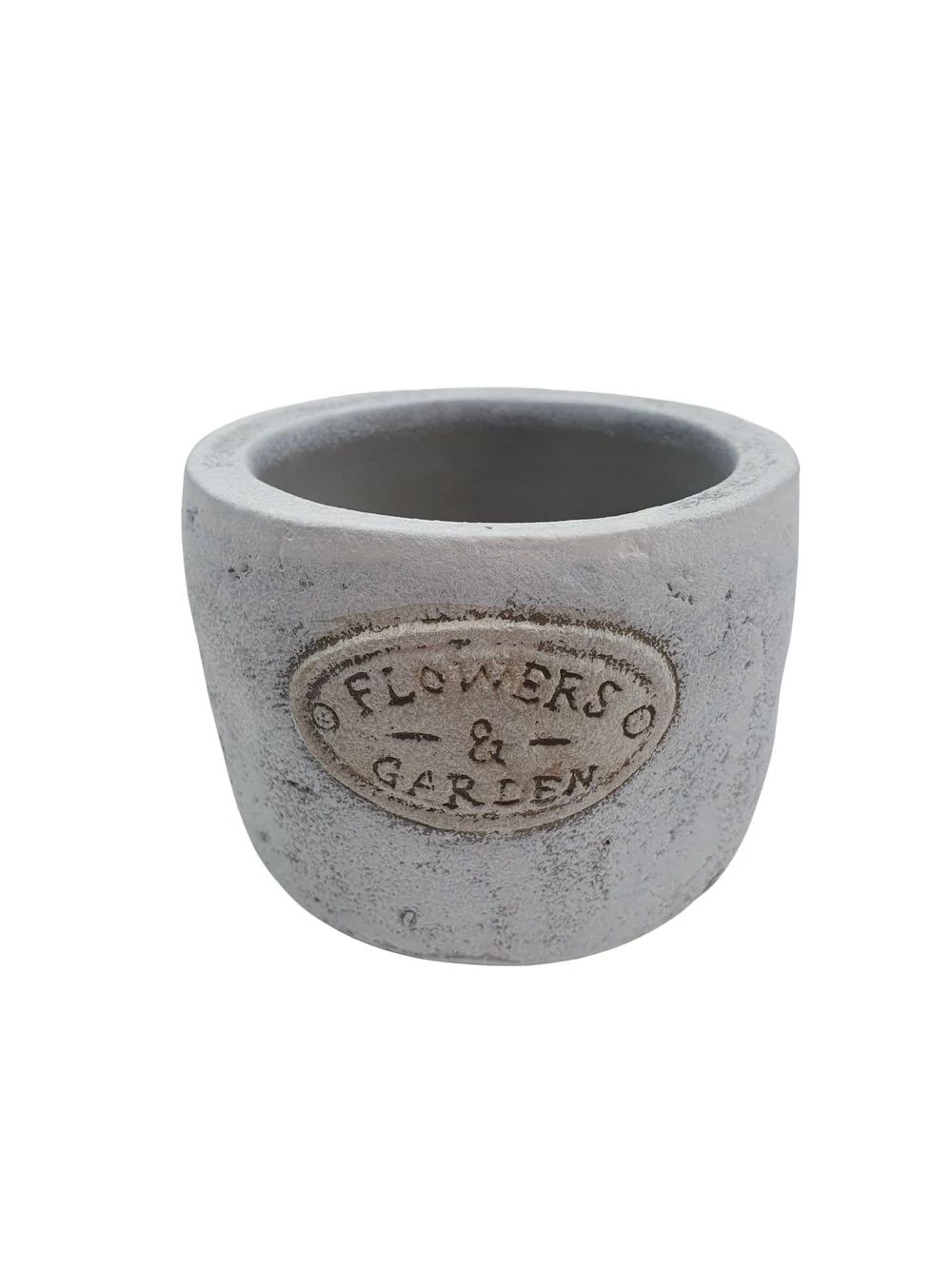 Flowers&Garden fehér cement kaspó Flowers&Garden fehér cement kaspó