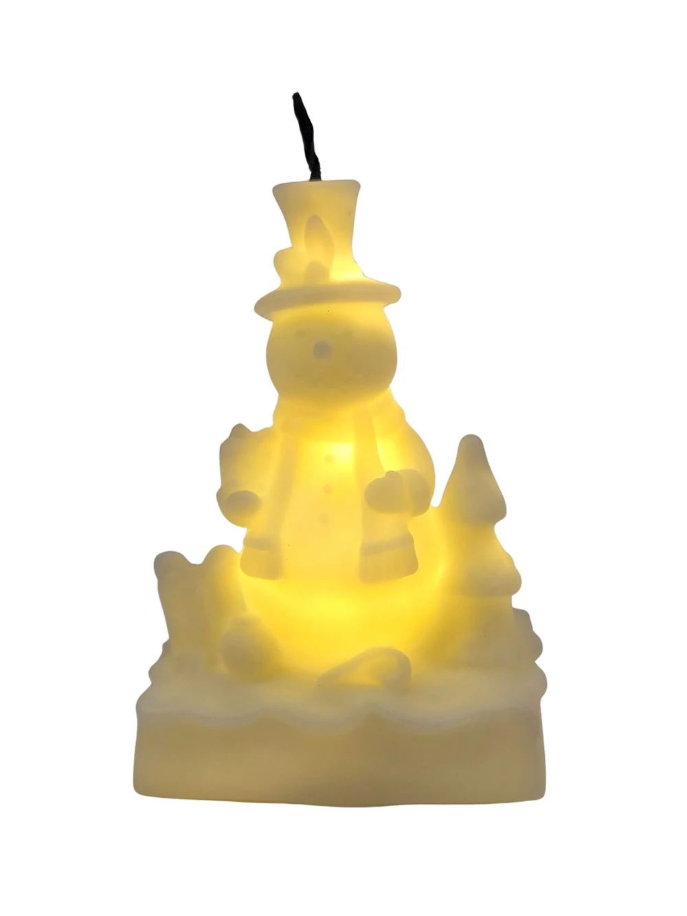 Led gyertya - Hóember