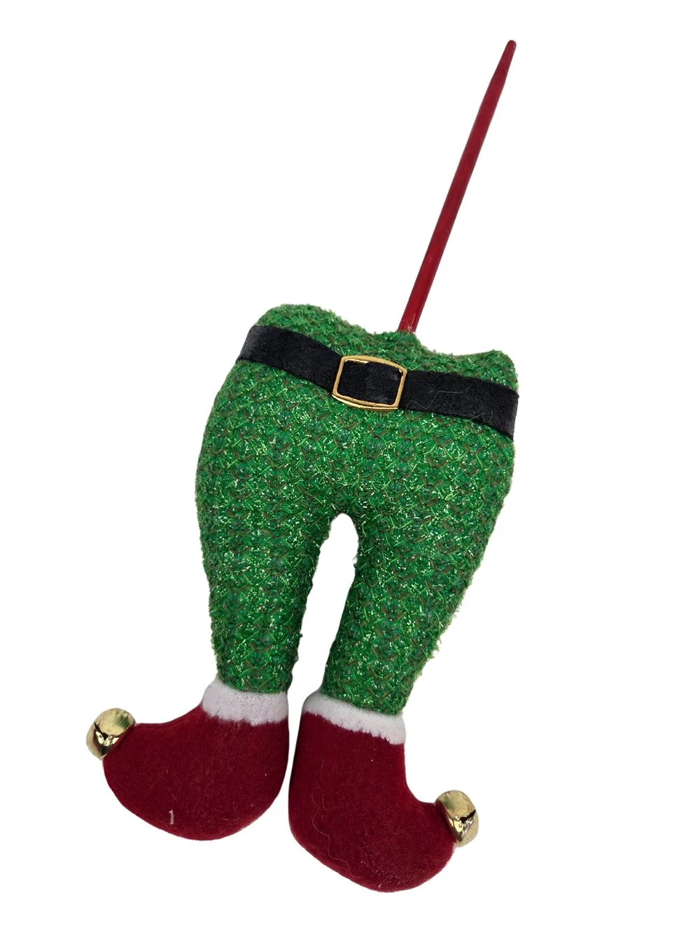 Karácsonyi manó láb betűző - Zöld
