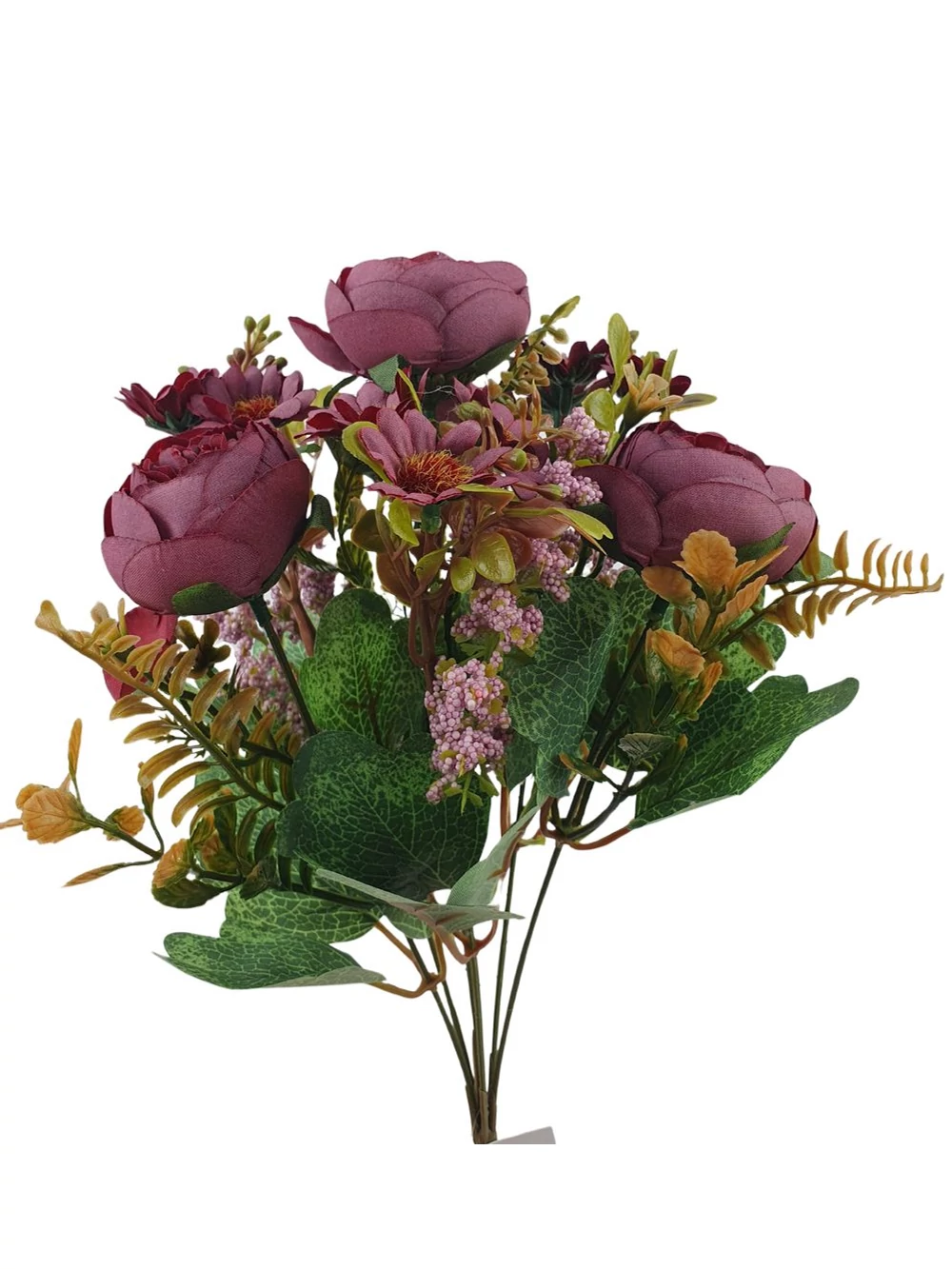 Vegyes peonia csokor - Bordó