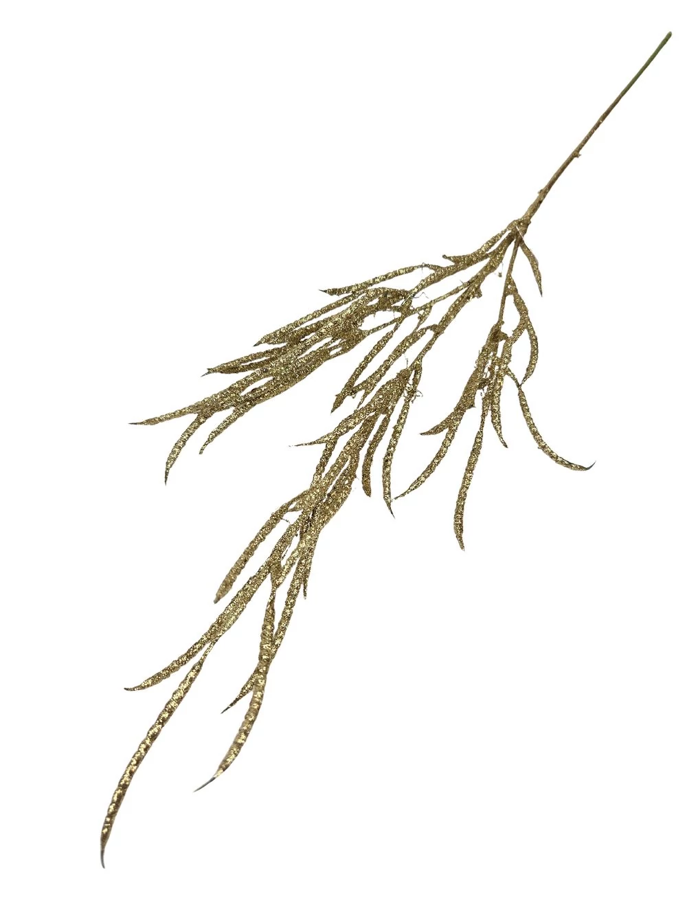 Glitteres ág hosszúkás 80 cm - Arany