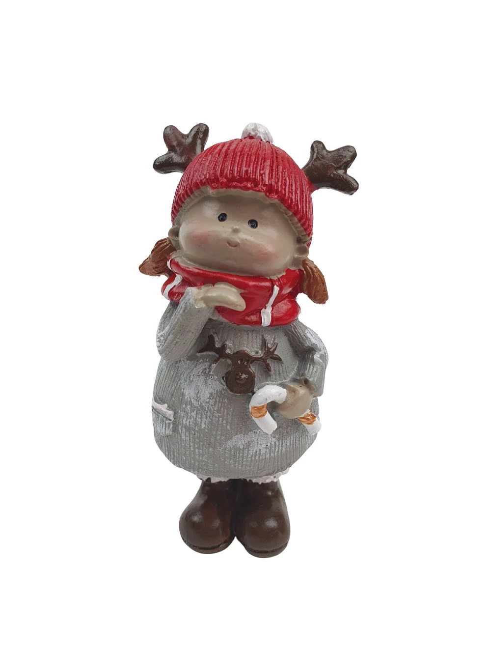 Piros agancs sapkás figura