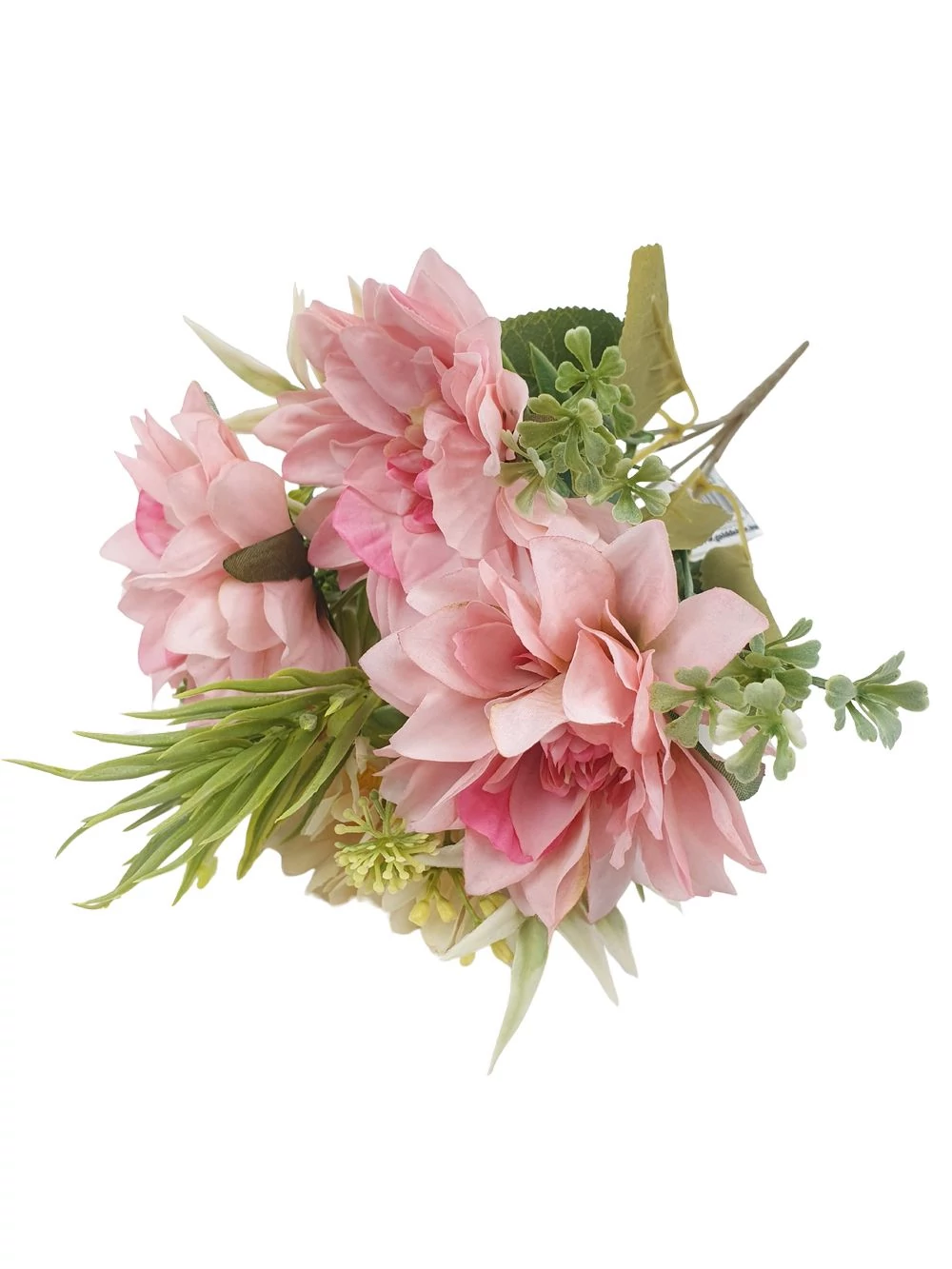 Dália csokor vegyes kiegészítővel - Rózsaszín