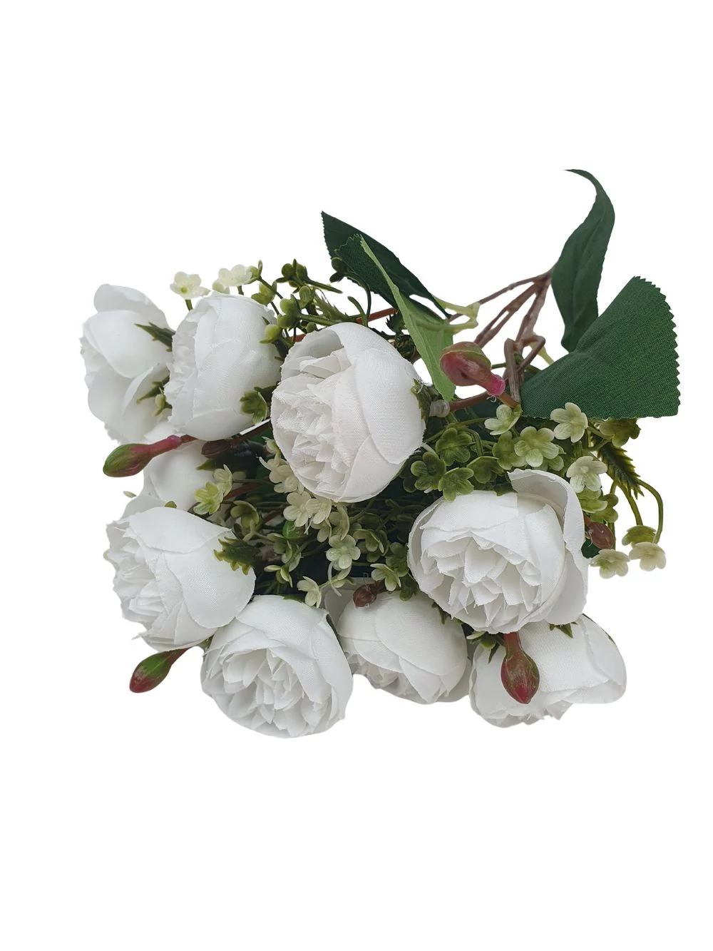 9 fejes csokor apró virággal - Fehér