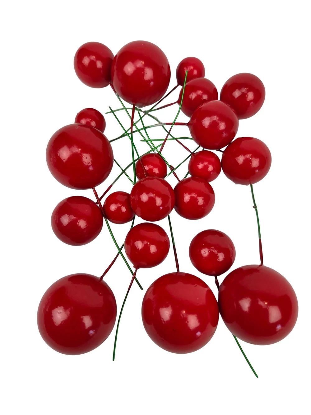 Drótos gömb mix - Piros