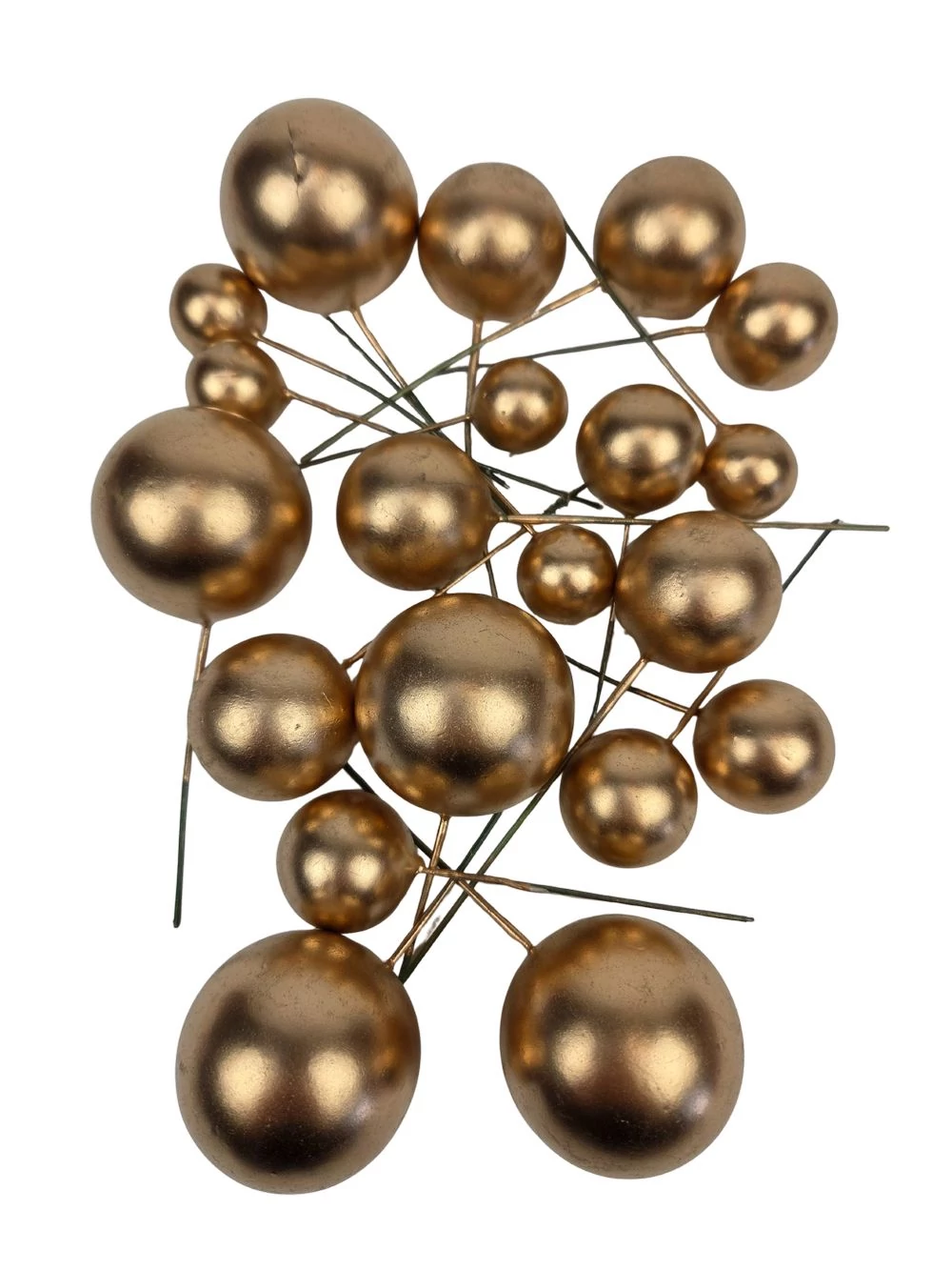 Drótos gömb mix - Arany