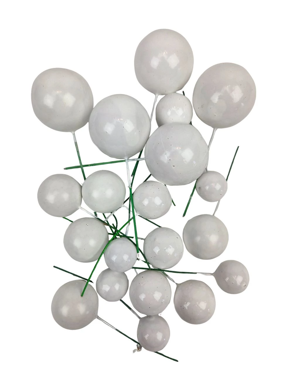 Drótos gömb mix - Fehér