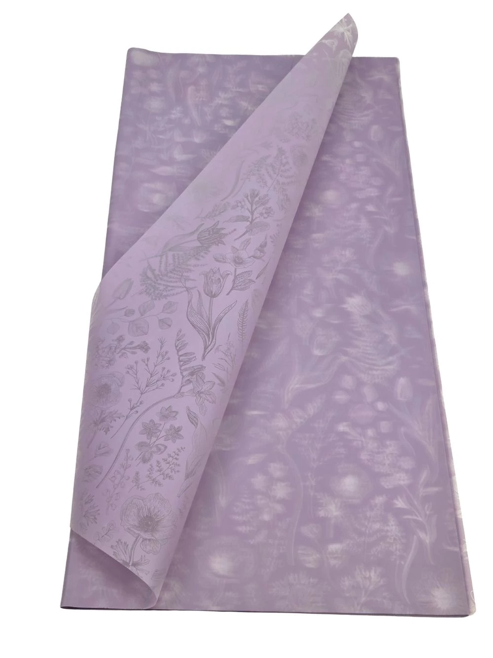 Íves fólia 57*56 cm tavaszi virágmintás - Lila